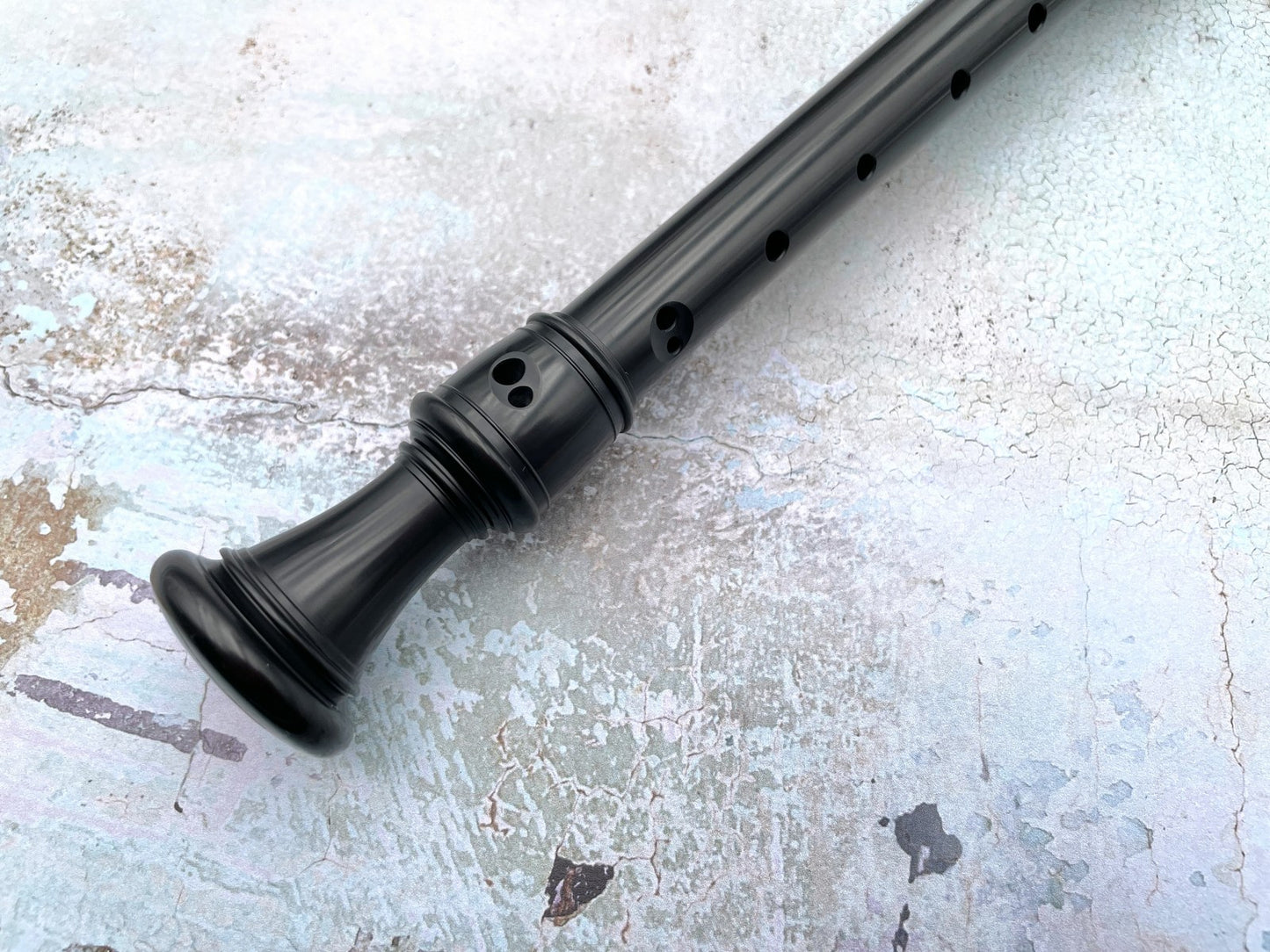 Soprano Baroque en Do, Résine Ebène